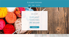 Desktop Screenshot of elegantstitchesmiami.com